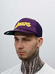 Бейсболка MITCHELL NESS арт. HHSS3467-LALYYPPPPURP Los Angeles Lakers NBA (фиолетовый)